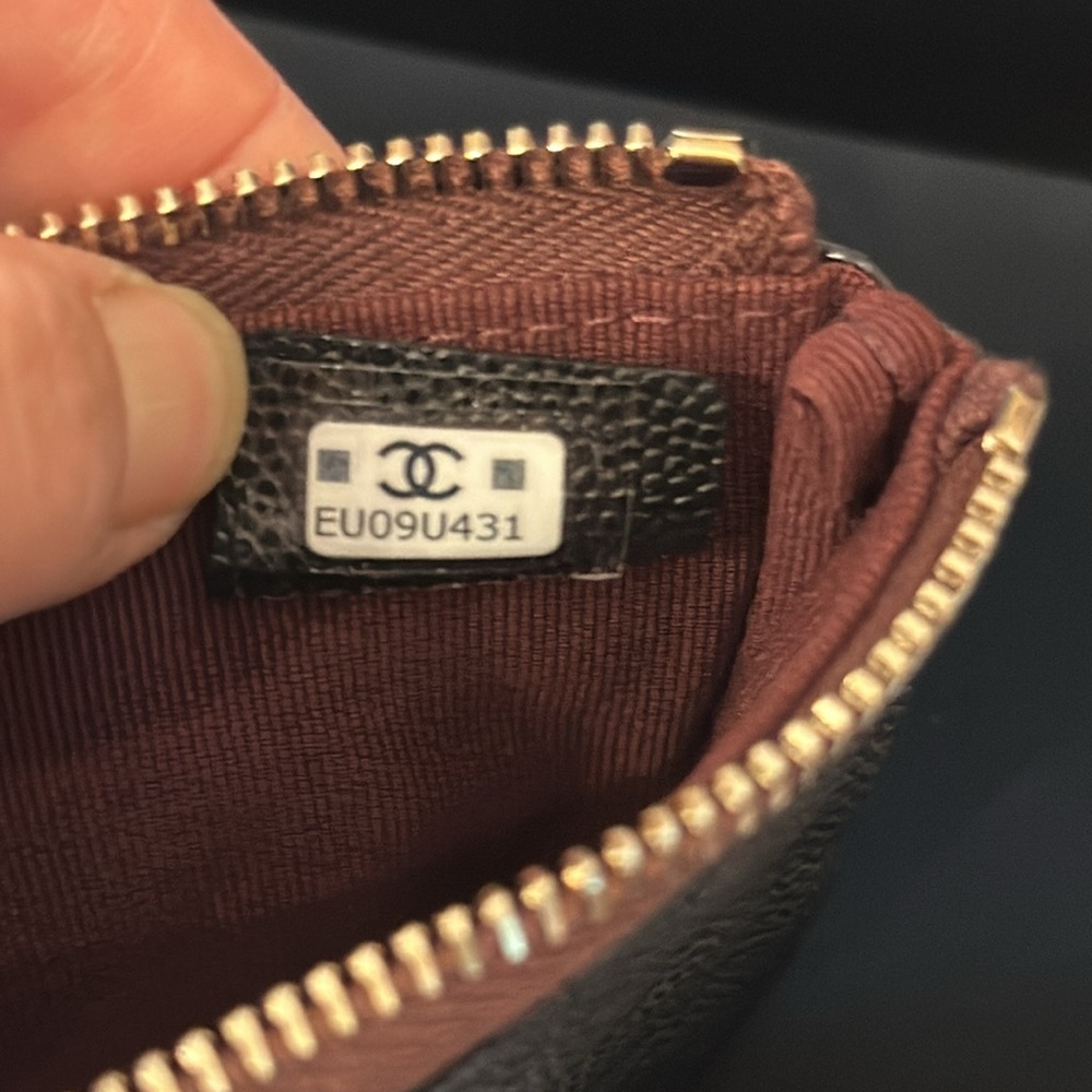 Authentic Chanel Quilted Mini O Case Pouch - Picture 11 of 14